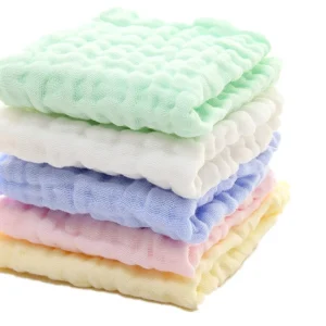 Baby Washcloths - Natural Cotton, 5 Pc