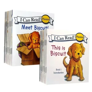 12 Books/set Biscuit Dog Series