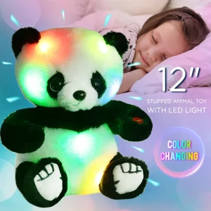 12'' Light Up Panda Stuffed Animals