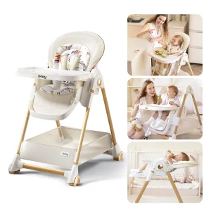 Baby High Chair with Removable Seat and Tray